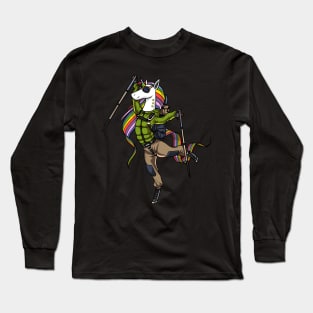 Unicorn Hiking Long Sleeve T-Shirt